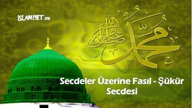 Secdeler Üzerine Fasıl - Şükür Secdesi